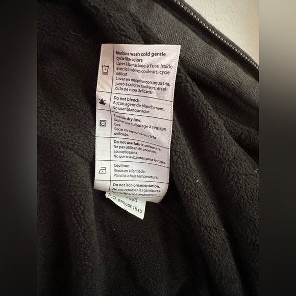 Carhartt Rain Defender Full-Zip Hoodie Gray Orange Logo Size Small - Picture 7 of 8